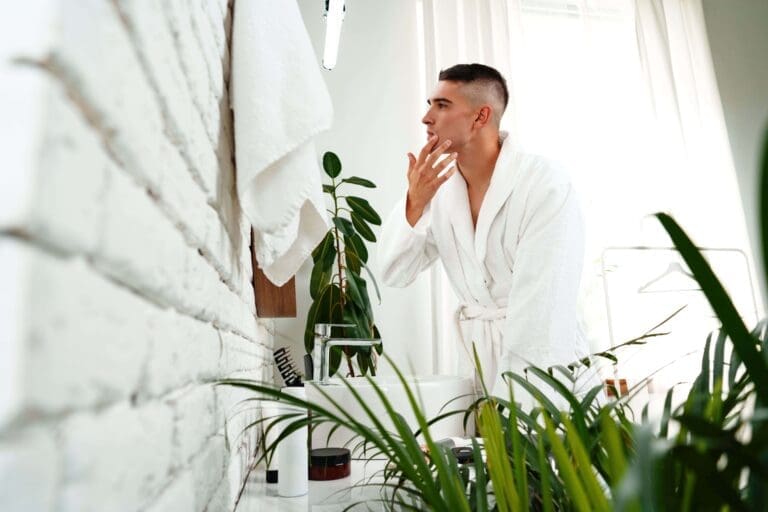 Rutina de cuidado facial para hombres con piel sensible: menos es más